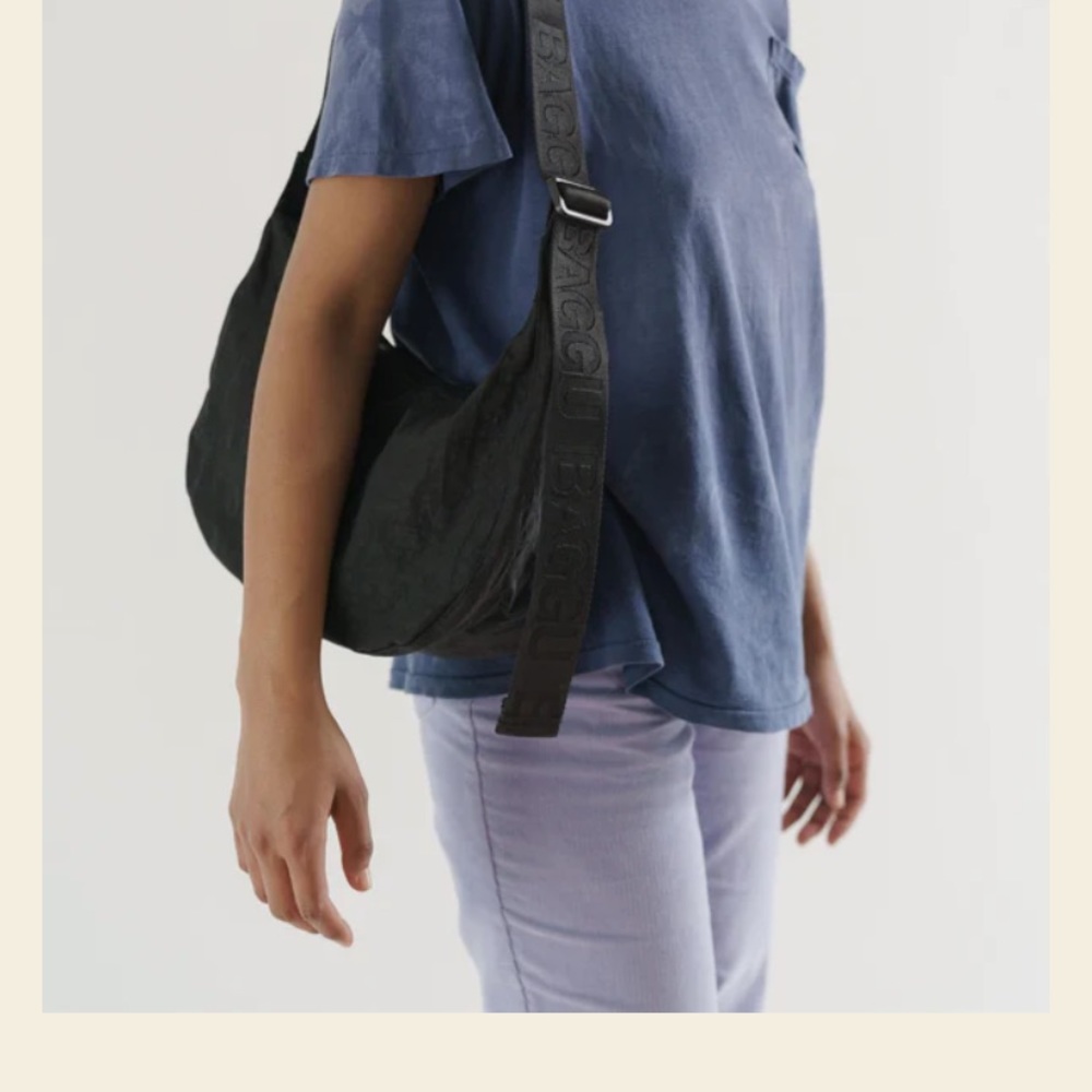Baggu crescent bag in BLACK - Picture 1 of 8